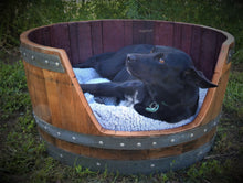 Load image into Gallery viewer, Pet Bed- Half Barrel Round