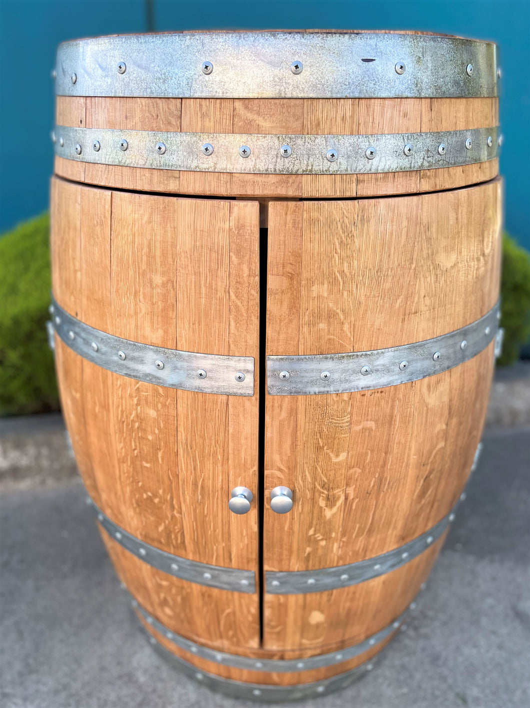 Entertaining Barrel Cupboard