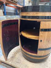 Load image into Gallery viewer, Entertaining Barrel Cupboard- Black Rings
