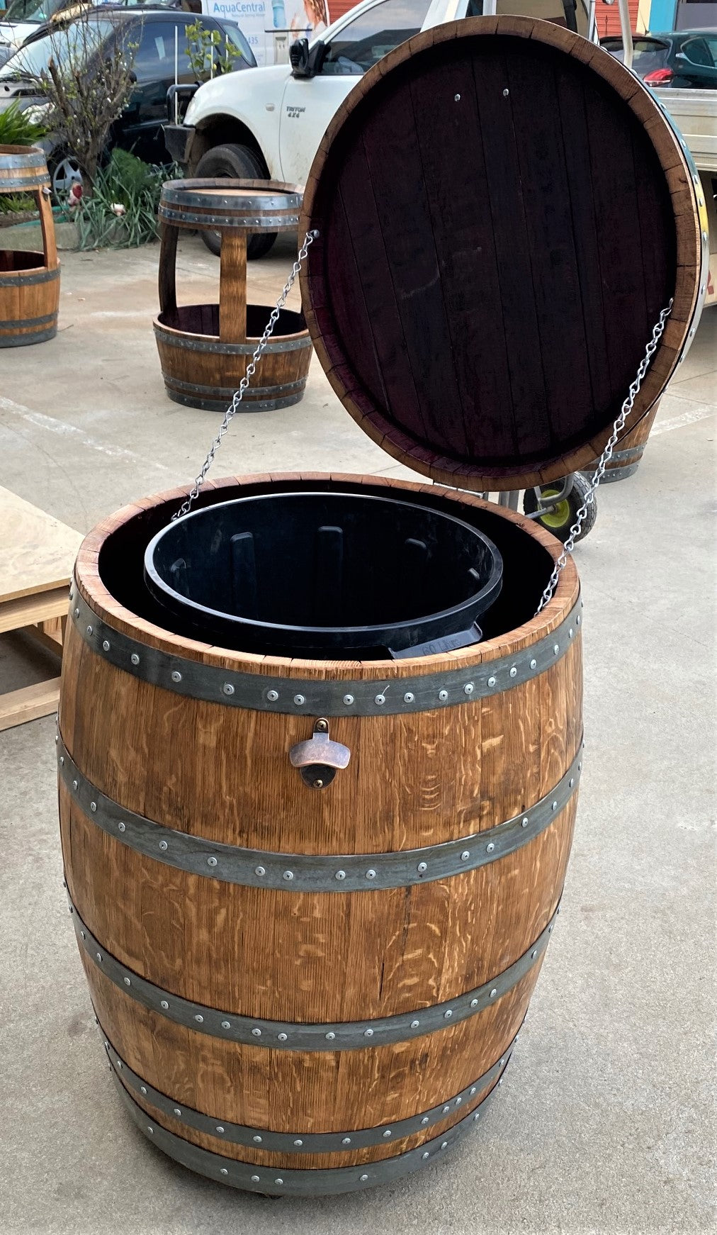 Wine Barrel Bin/Storage