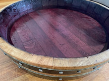 Load image into Gallery viewer, Barrel Coffee Table- Black Rings
